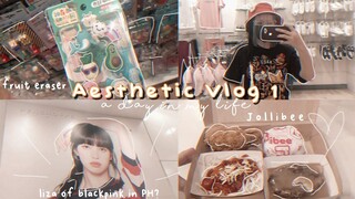 Aesthetic Vlog #1: a day in my life, mini stationary haul & window shopping ✨| Philippines