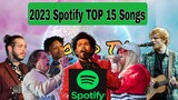 2023 Top 15 Most Streamed Songs in Spotify!!! Not just Millions but Billions of streams!!!