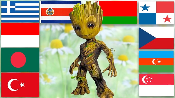 I am not Groot In Different Language Meme