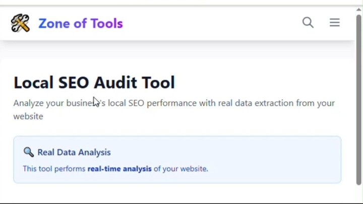 Check Local SEO Issues with a Free Online Audit Tool