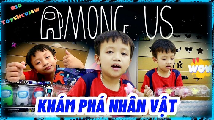 Mở hộp đồ chơi nhân vật among us - among us funny moments hero team - mô hình among us -  tabs