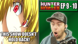 KURAPIKA SHOWS HIS POWER! | Hunter x Hunter Episode 9 and 10 REACTION