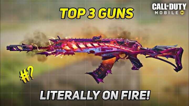 Top 3 guns which are literally on fire!
