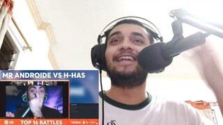 MR.ANDROIDE vs H HAS | Grand beatbox battle online top 16 REACTION