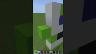 Minecraft Buzz Lightyear Tutorial #minecraft #minecraftshorts #youtubeshorts