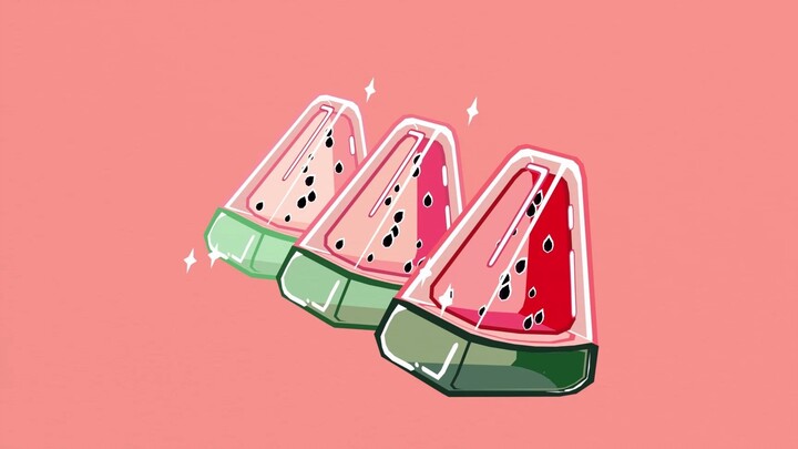 Gunakan blender untuk membuat melon yang sudah matang