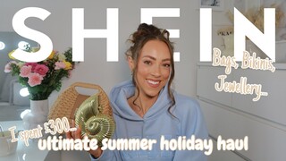 ULTIMATE SHEIN HOLIDAY HAUL 🥥🌴👙 | £300 BIKINI, BAGS, JEWELLERY, ACCESSORIES