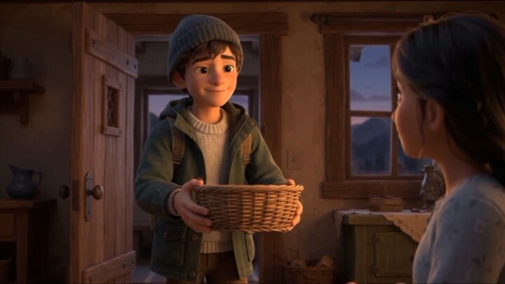 The boy who climbed the mountains for his mother | animated short film