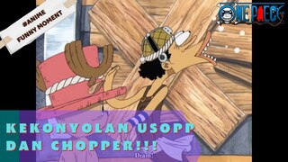 ONE PIECE - KEKONYOLAN CHOPPER DAN USOPP MEMBUAT SANJI TERDIAM