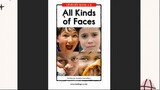 Reading Books - All Kinds Of Faces (Reading A-Z Leveled books - Level A)