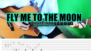Fly Me To The Moon - Frank Sinatra - Fingerstyle Guitar (Tabs) Chords