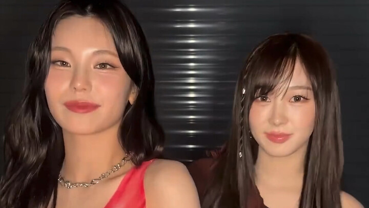 【Karina + Giselle】𝐜𝐚𝐧 𝐲𝐨𝐮 𝐬𝐭𝐚𝐲🤙🤙 YEJI with aespa GISELLE 240607
