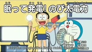 doraemon tidur menghasilkan LISTRIK