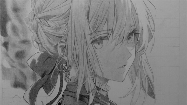 DRAWING Violet Evergarden
