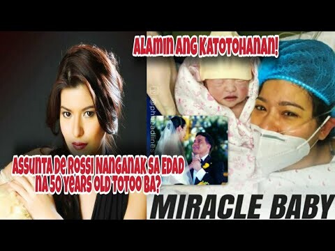 Assunta De Rossi, NANGANAK SA EDAD NA 50 YEARS OLD Kaya Tinawag Na Miracle Baby Ang Kanyang Anak?||