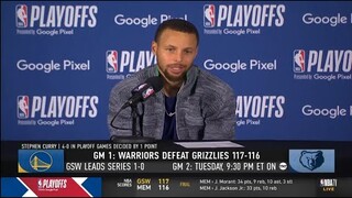 Stephen Curry's message after clutch block, steal on Ja Morant: "I locked that sht up, boy."