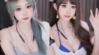 Round God is activated! A female streamer's weekly outfit?