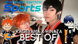 KageHina tries volleyball on Switch Sport - Haikyuu Cosplay Crack