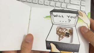 Menyembunyikan hadiah di dalam buku, memberinya kejutan yang tak terduga, kamu anak muda ini memang 