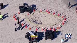 Young girl dies after being buried in sand hole at Lauderdale-by-the-Sea Beach