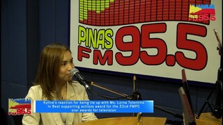 Kyline Alcantara on 32nd PMPC star awards for television