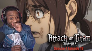 The Truth Is Out | Attack On Titan Season 4 Episode 13 | Reaction