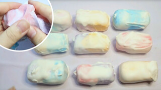 【ASMR】Kneading Colorful Crunchy Slime