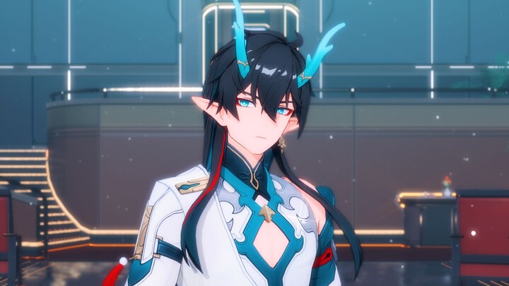 [Honkai Impact: Star Dome Railway MMD] Cold-faced Little Blue Dragon Dan Heng "I know I'm drunk"