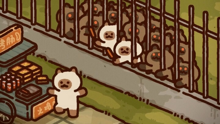 学校后门的烤肠最难等了