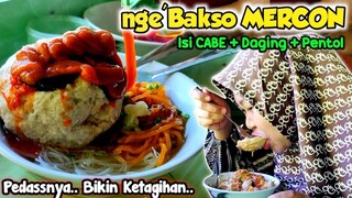 Semangkok Penuh ‼️ Belanja Kepasar Jum'at, Pulang Mampir Nge'BAKSO MERCON