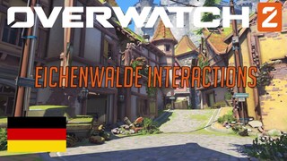 Overwatch 2 Second Closed Beta - Eichenwalde Map Interactions 🇩🇪