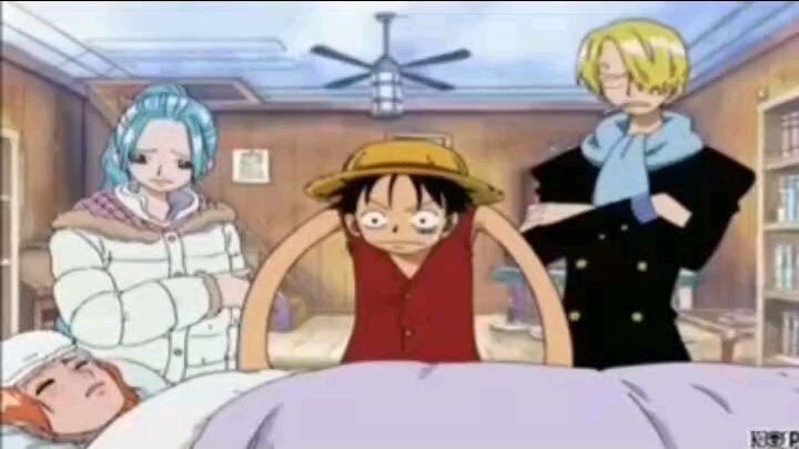 luffy care sama nami