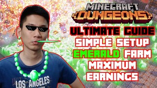 Ultimate Guide Simple Setup for Emerald Farm with Maximum Earnings, Minecraft Dungeons