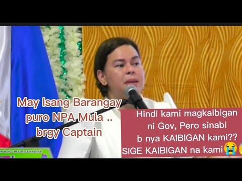 VP SARA at BORONGAN SAMAR  | NAPAKARAMING KWENTO PANOORIN HANGGANG DULO |#vpsaraduterte #saraduterte