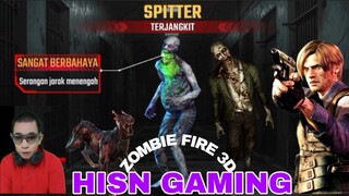 zombie spiter pelempar cairan hijau