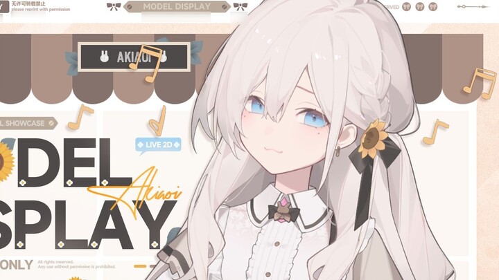 【Live2d model display】The singing girl who can heal magic