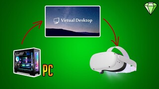 How to play PC Games WIRELESS on Oculus Quest 2 - Tutorial