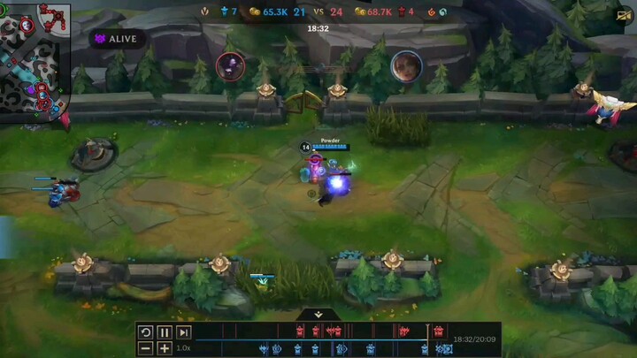 DEVICE BLACK SHARK 4 12/256 GAMEPLAY WILD RIFT RANK MODE