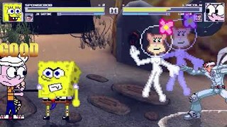 AN Mugen Request #1643: Spongebob & Jin Saotome VS Lincoln & Luan Loud