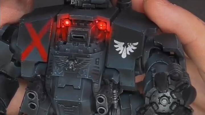 【elminiaturista】Warhammer 40k DeathCompany Dreadnought Brutalis paint job clip