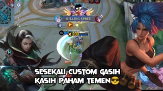 Sesekali Custom Lawan Temen Sendiri Langsung Ktar Ktir Cuy [Highlight Mlbb]