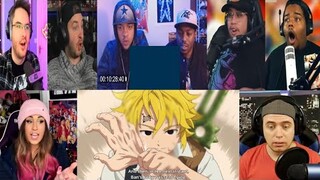 SEVEN DEADLY SINS EPISODE 11 REACTION MASHUP!! [ RE-UPLOAD]