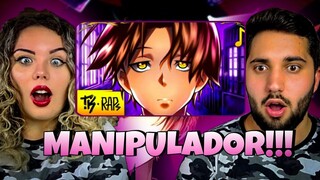 REACT- Rap do Ayanokoji (Classroom of the Elite) // Gênio Manipulador // TK RAPS
