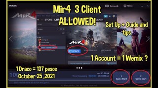 Mir4 3 Client allowed ( Tagalog )