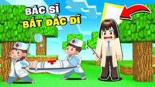 Mặp Doram THỬ THÁCH 1 NGÀY LÀM BÁC SĨ BẤT ĐẮC DĨ Trong Blockman Go
