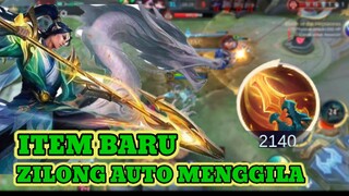 Berkat Item Baru Zilong Gampang Maniac