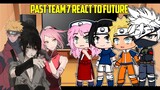 Past Team 7 React To Future 1/2 (Sasusaku) | GCRV | Naruto GachaClub Reaction