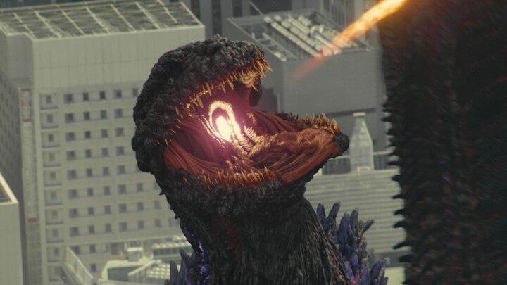 [4K/Ultra HD] New Godzilla Danbo combat clip Self-Defense Forces vs G4 form Godzilla