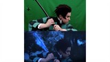 Demon Slayer | before-and-after VFX breakdown cosplay cinematic