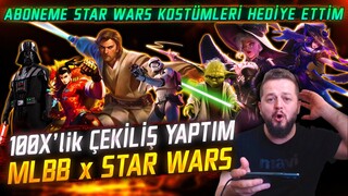 Bu Nasıl Bilek! 100X Çekiliş | Aboneme Star Wars Kostümleri Hediye Ettim | MLBB x Star Wars